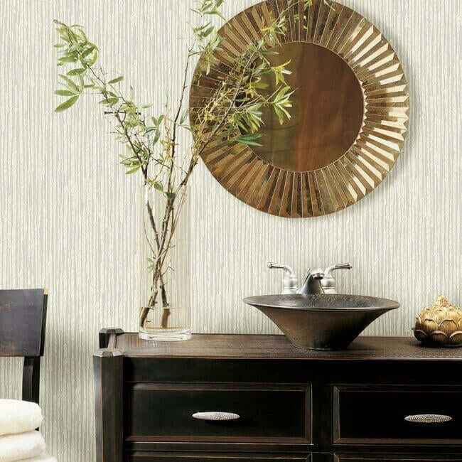 Feather Fletch Off White Wallpaper - York Wallcoverings - HO2136 - York Wallcoverings Wallpaper