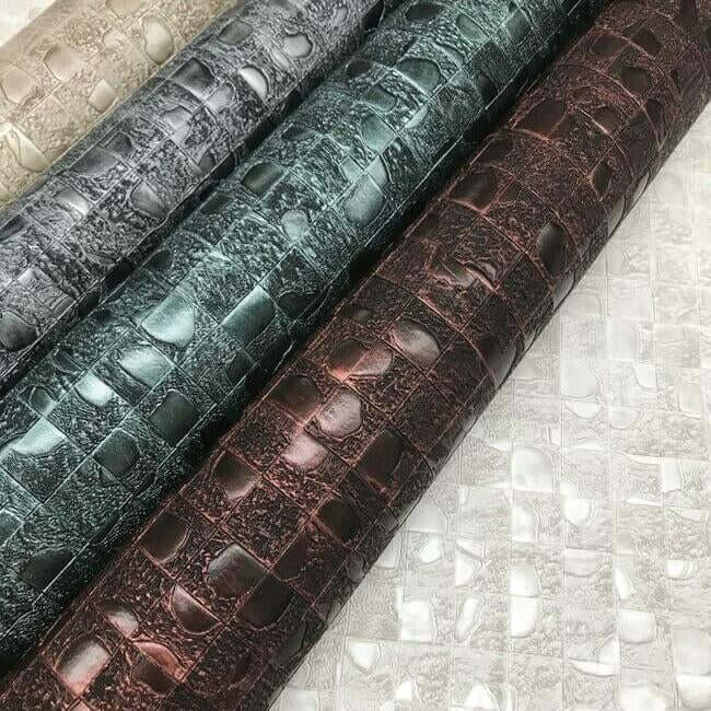 leather-lux-wallpaper-glint-york-wallcoverings-ho2118 - York Wallcoverings Wallpaper