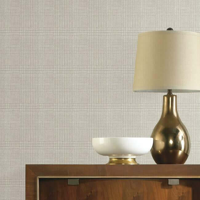 shirting-plaid-wallpaper-linen-york-wallcoverings-ho2169 - York Wallcoverings Wallpaper