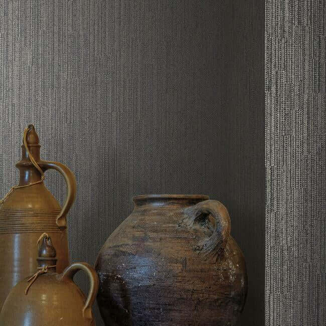 weekender-weave-wallpaper-blackglint-york-wallcoverings-5851 - York Wallcoverings Wallpaper