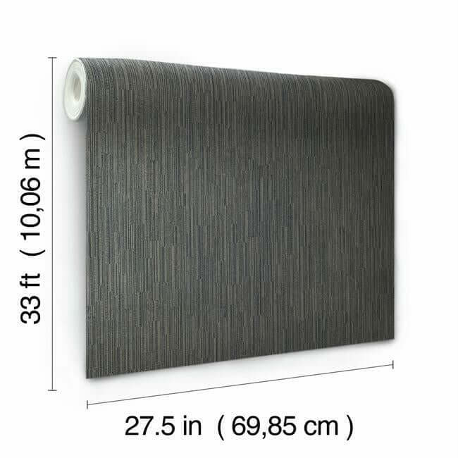 weekender-weave-wallpaper-blackglint-york-wallcoverings-5851 - York Wallcoverings Wallpaper