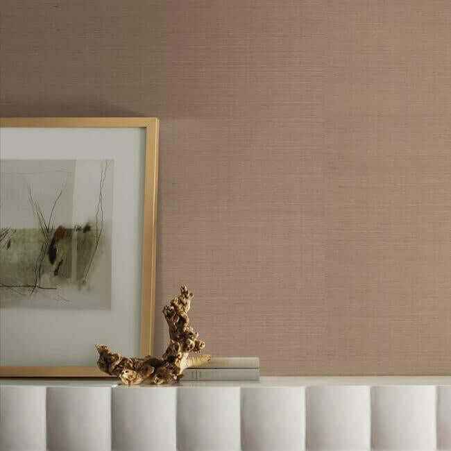 Sisal Twill Color Grasscloth Light Taupe Wallpaper - York Wallcoverings - VX2266 - York Wallcoverings Wallpaper