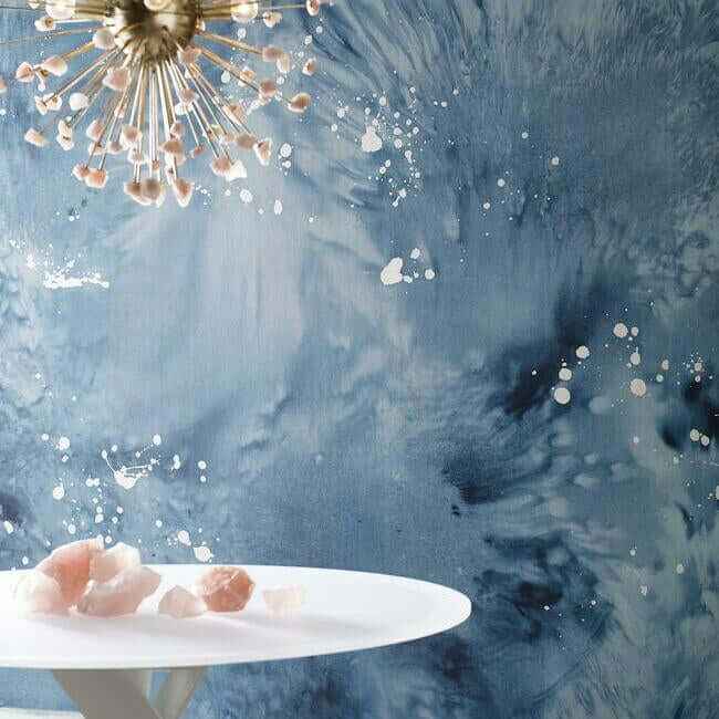 Dreamchaser Silver Wall Mural - York Wallcoverings - VA1281M - York Wallcoverings Wallpaper