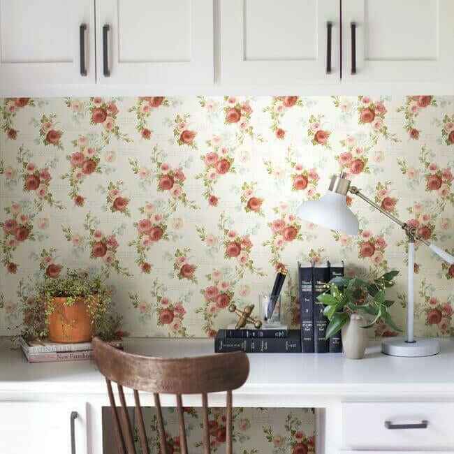 Polka Dot Plaid Pink & Blue Wallpaper - York Wallcoverings - MH1525 - York Wallcoverings Wallpaper