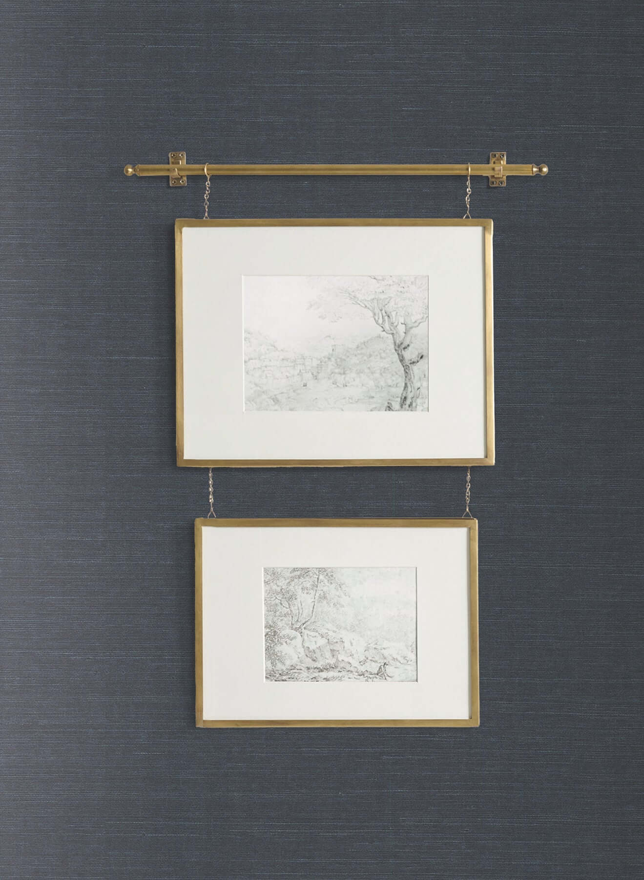 plain-indigo-grass-wallpaper-york-wallcoverings-vg4405mh - York Wallcoverings Wallpaper