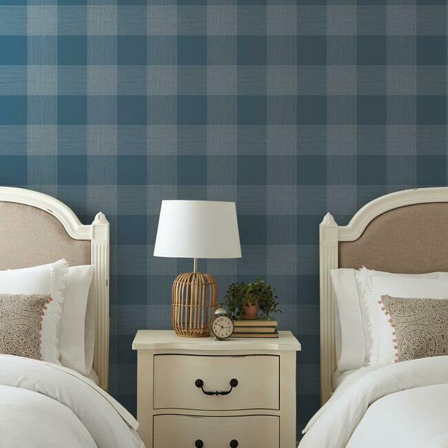 common-thread-wallpaper-navy-white-york-wallcoverings-me1522