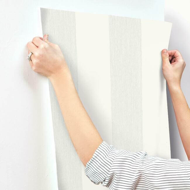 thread-stripe-blue-wallpaper-york-wallcoverings-mk1118 - York Wallcoverings Wallpaper