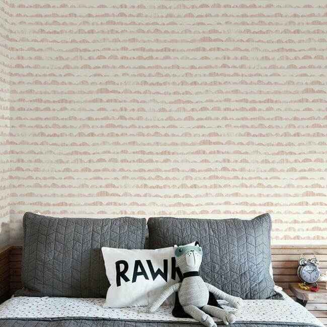 Hill & Horizon Pink Wallpaper - York Wallcoverings - MK1145 - York Wallcoverings Wallpaper