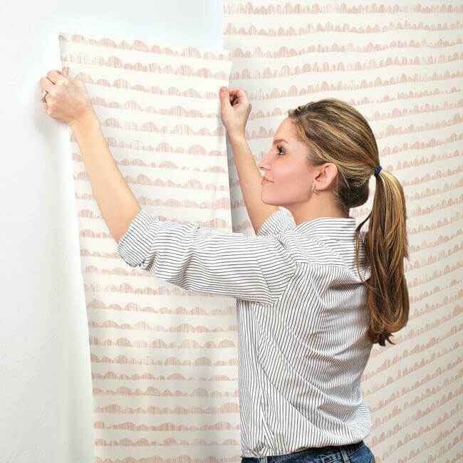 Hill & Horizon Pink Wallpaper - York Wallcoverings - MK1145 - York Wallcoverings Wallpaper