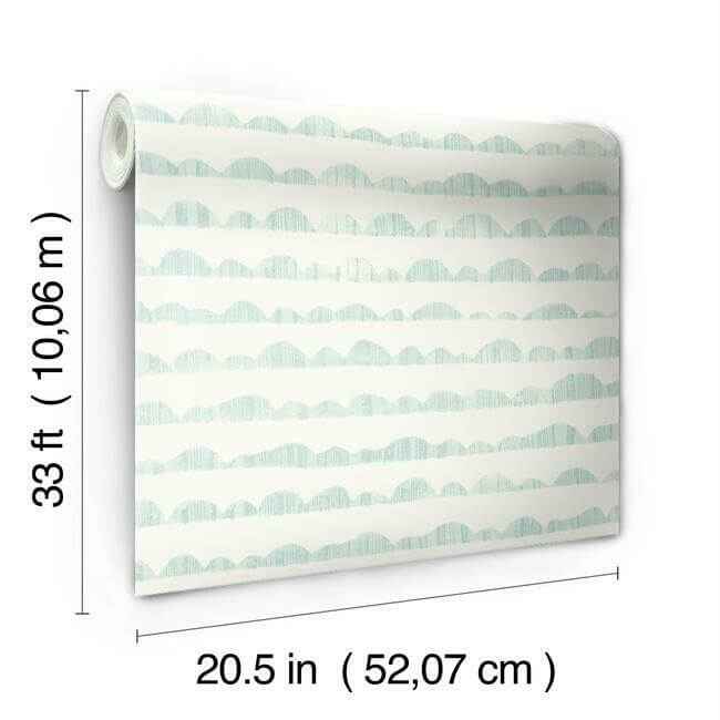 Hill & Horizon Blue Wallpaper - York Wallcoverings - MK1141 - York Wallcoverings Wallpaper