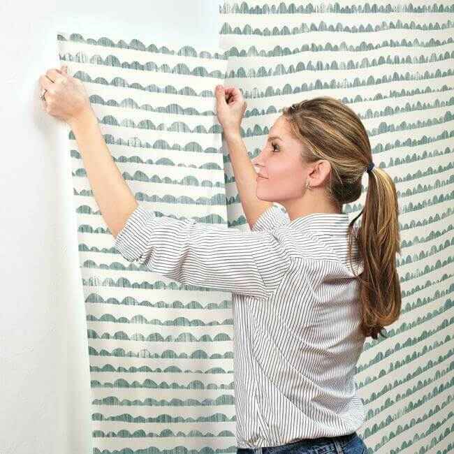 Hill & Horizon Blue Wallpaper - York Wallcoverings - MK1143 - York Wallcoverings Wallpaper