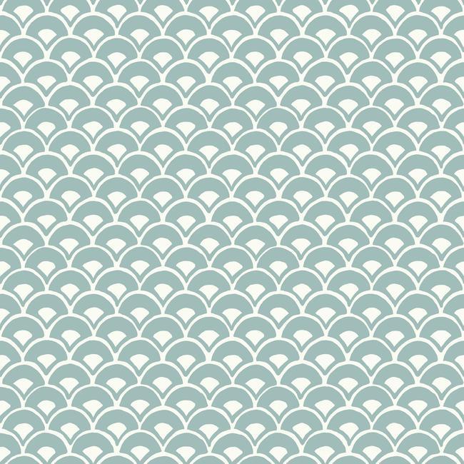 stacked-scallops-wallpaper-nautilus-blue-york-wallcoverings-mk1157