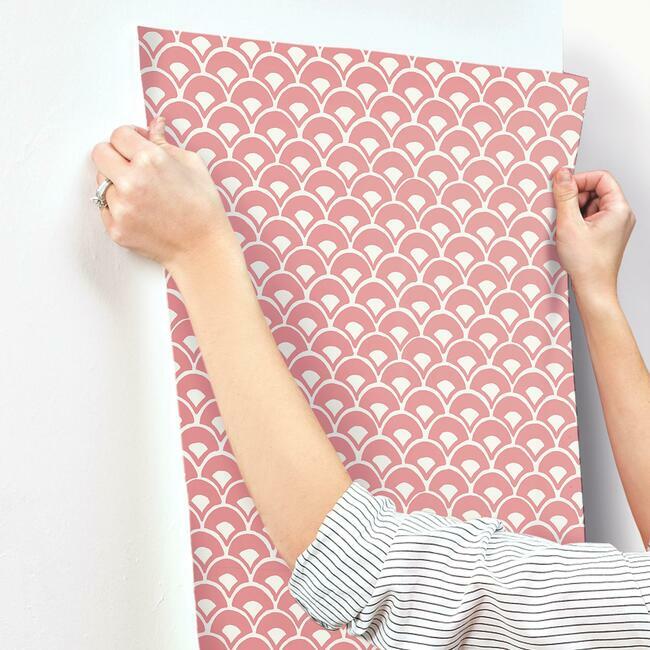 stacked-scallops-wallpaper-pink-coral-york-wallcoverings-mk1155