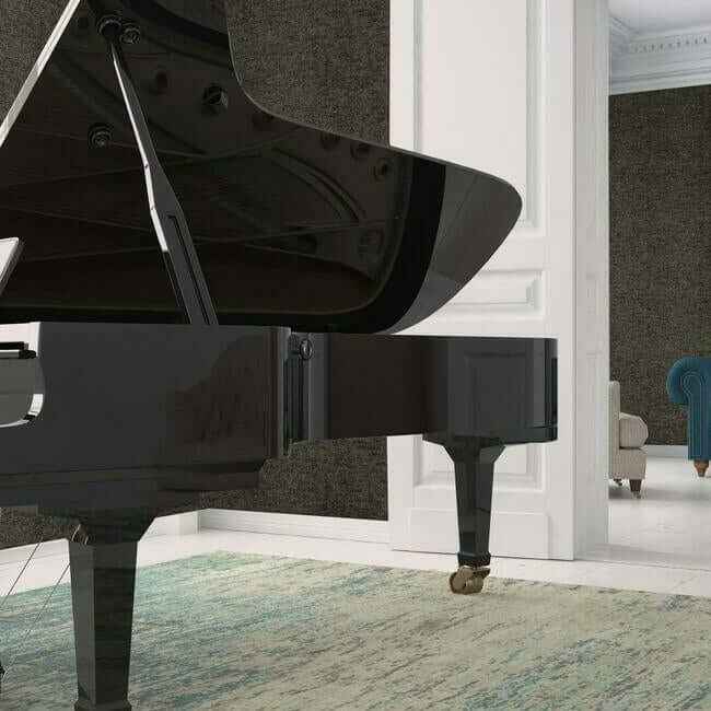 Colony Acoustical Wallcoverings Charcoal - York Wallcoverings - HA3309R - York Wallcoverings Wallpaper