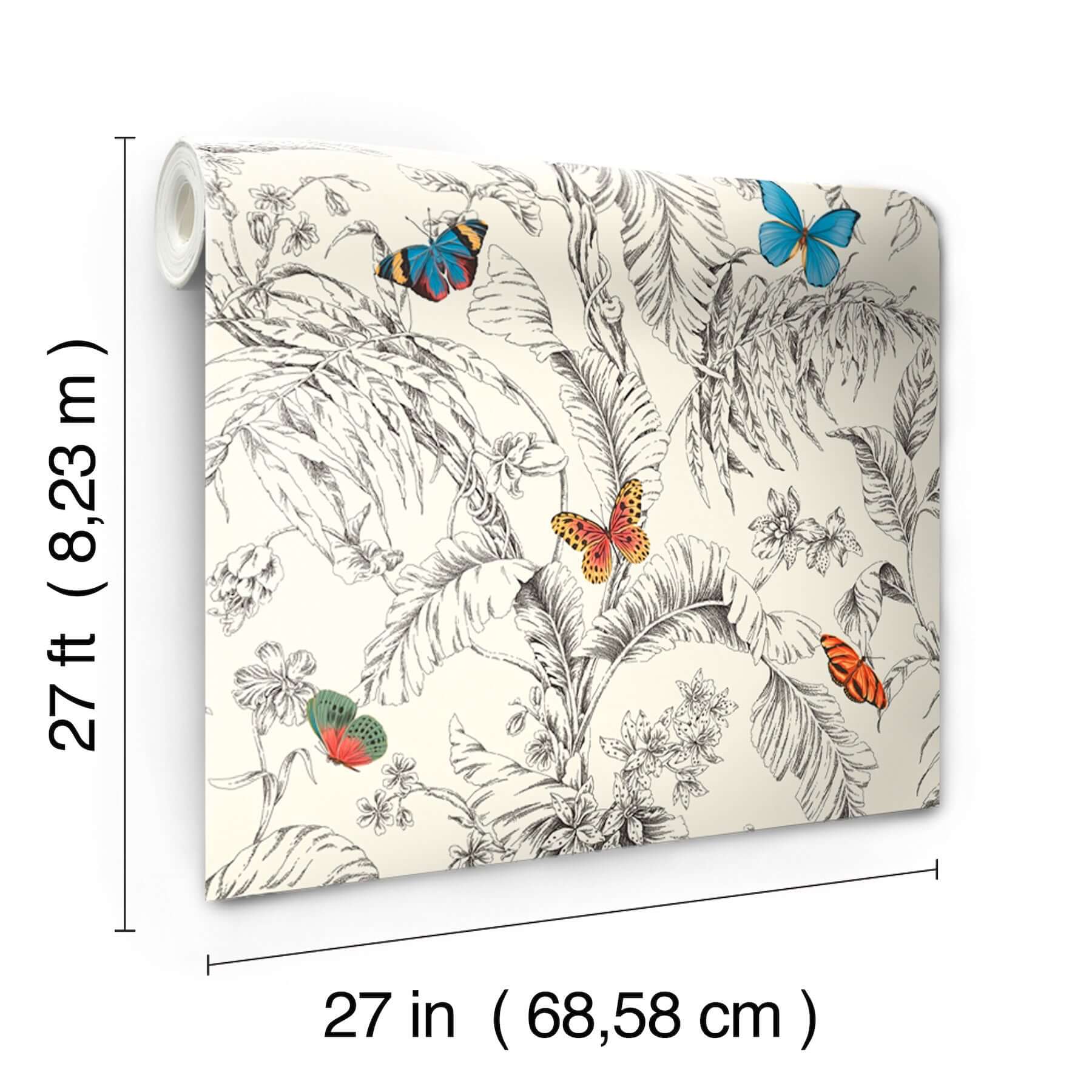 papillon-primary-wallpaper-york-wallcoverings-af2025 - York Wallcoverings Wallpaper