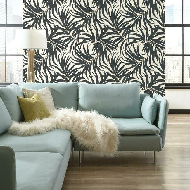 bali-leaves-wallpaper-black-gold-york-wallcoverings-at7056