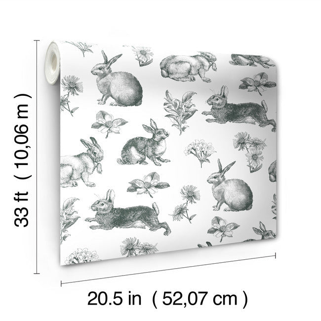 bunny-toile-wallpaper-black-white-york-wallcoverings-at4263