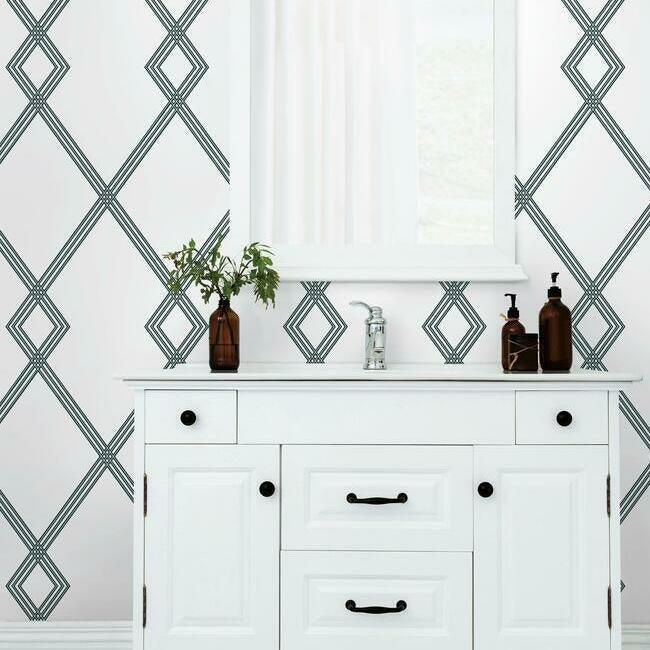ribbon-stripe-trellis-wallpaper-white-black-york-wallcoverings-cy1509