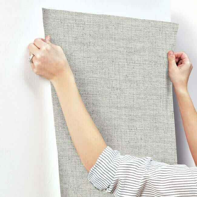 Papyrus Weave White Wallpaper - York Wallcoverings - CY1558 - York Wallcoverings Wallpaper