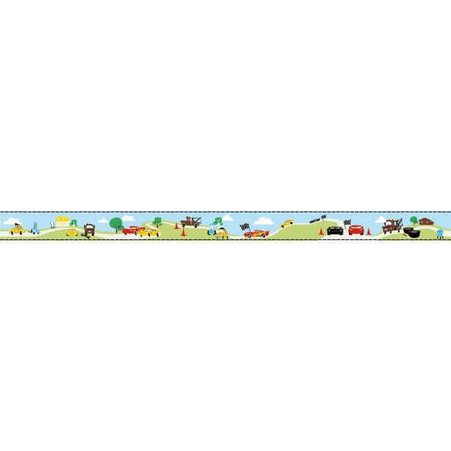 disney-pixar-cars-light-blue-border-york-wallcoverings-di0919bd - York Wallcoverings Wallpaper