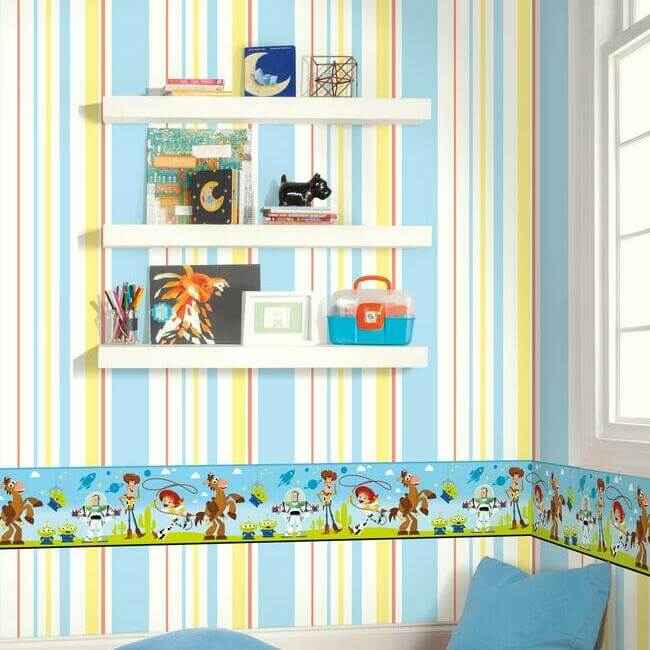Disney & Pixar Toy Story 4 Green Border - York Wallcoverings - DI1018BD - York Wallcoverings Wallpaper