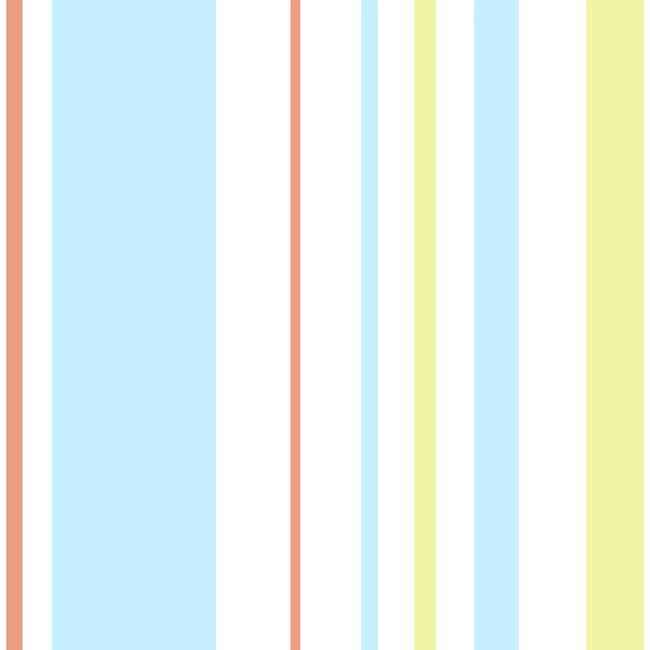 Disney & Pixar Toy Story 4 Owens Stripe Blue & Orange Wallpaper - York Wallcoverings - DI0909 - York Wallcoverings Wallpaper