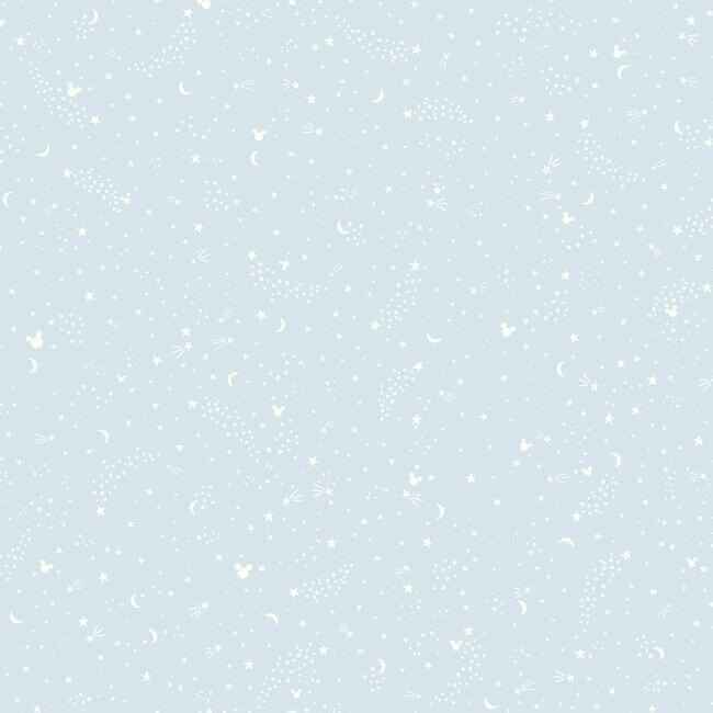 Disney Mickey Mouse Star Blue Wallpaper - York Wallcoverings - DI0985 - York Wallcoverings Wallpaper