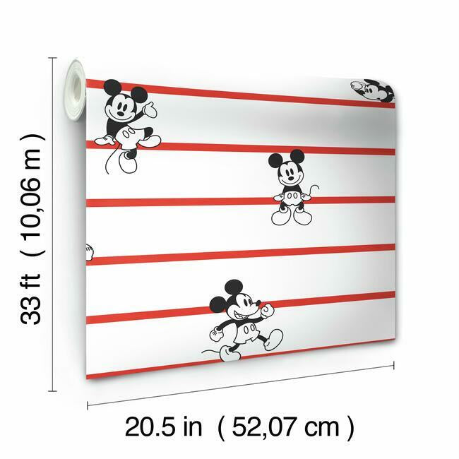 disney-mickey-mouse-stripe-wallpaper-red-york-wallcoverings-di0933