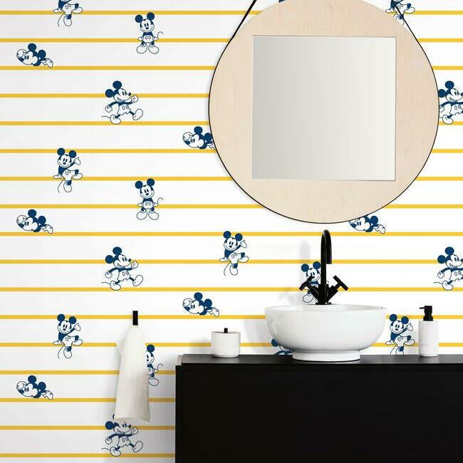 disney-mickey-mouse-stripe-wallpaper-yellow-york-wallcoverings-di0931
