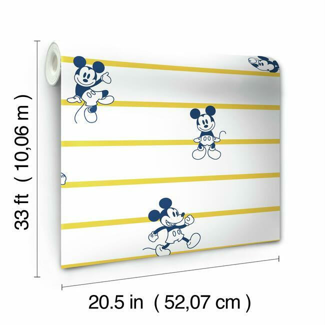 disney-mickey-mouse-stripe-wallpaper-yellow-york-wallcoverings-di0931