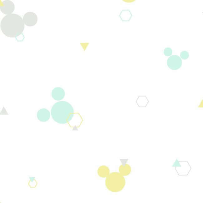 disney-minnie-mouse-dots-green-yellow-wallpaper-york-wallcoverings-di0928
