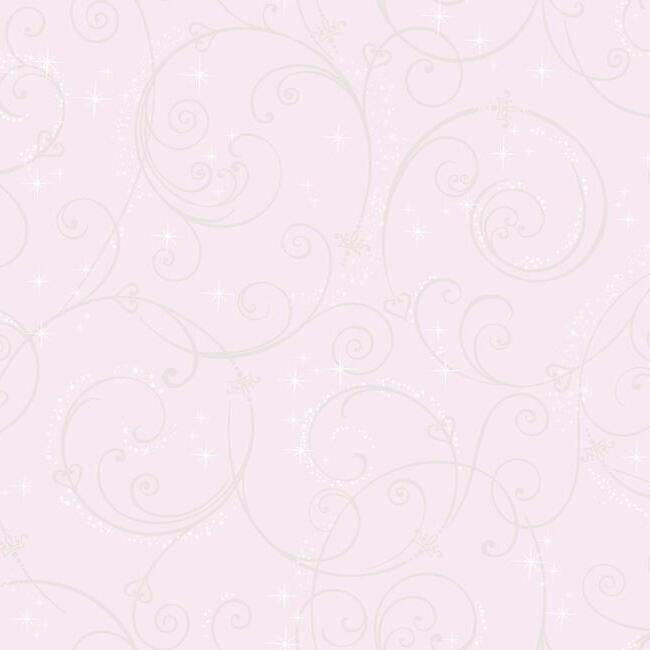 disney-princess-perfect-scroll-wallpaper-pink-york-wallcoverings-di0904