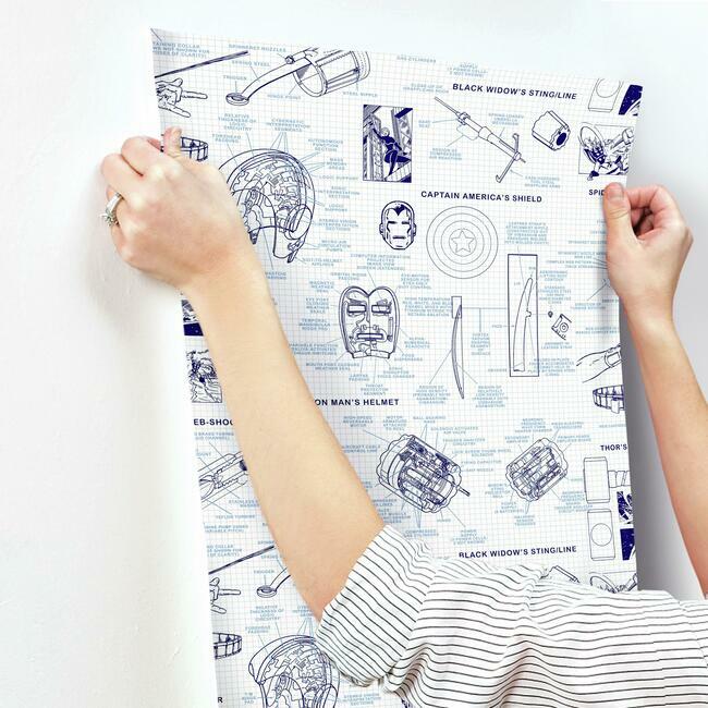 marvels-heroes-schematics-wallpaper-blue-york-wallcoverings-di0935