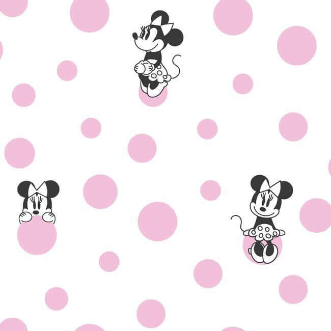 minnie-dots-pink-wallpaper-york-wallcoverings-di1027