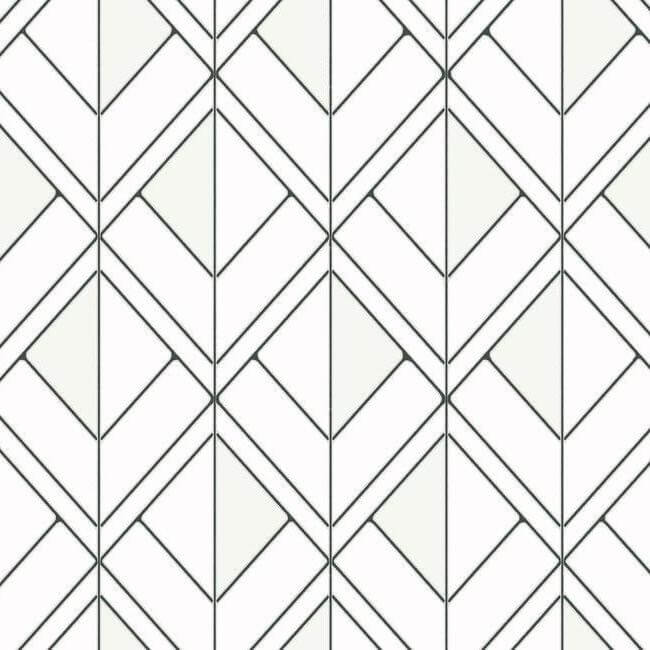 diamond-shadow-white-wallpaper-york-wallcoverings-gm7552 - York Wallcoverings Wallpaper
