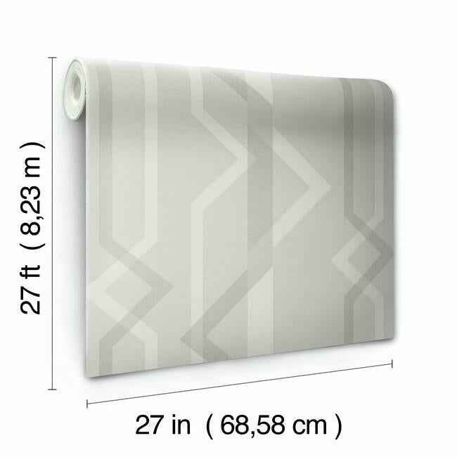 Shape Shifter Wallpaper Gateway Grey - York Wallcoverings - GM7600 - York Wallcoverings Wallpaper