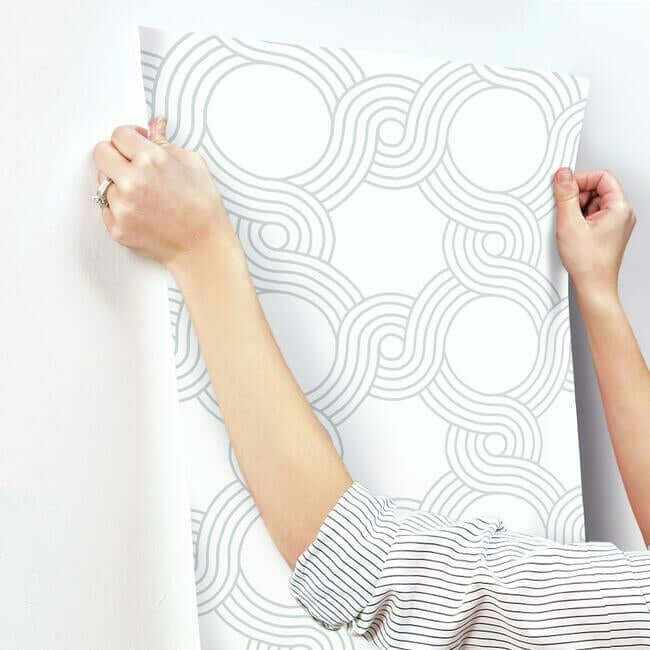 the-twist-grey-wallpaper-york-wallcoverings-gm7597 - York Wallcoverings Wallpaper