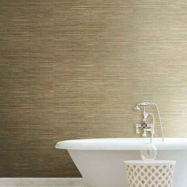 Raw Jute Green Wallpaper - York Wallcoverings - NZ0795 - York Wallcoverings Wallpaper
