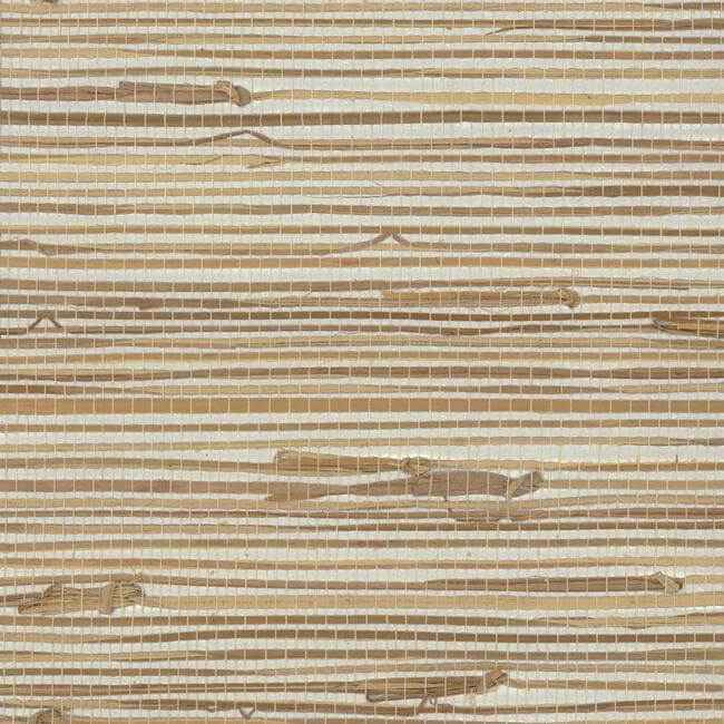Wide Knotted Grass Metallic Wallpaper - York Wallcoverings - VG4441 - York Wallcoverings Wallpaper