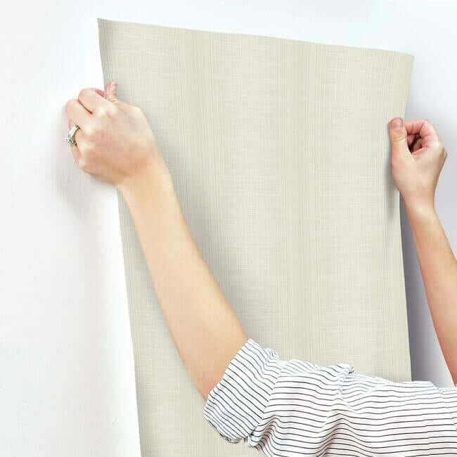 silk-weave-beige-wallpaper-york-wallcoverings-tl1958 - York Wallcoverings Wallpaper