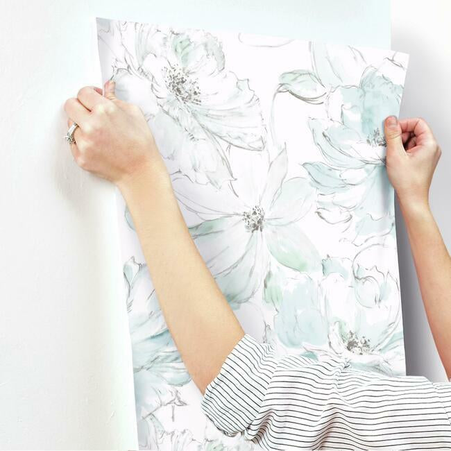 floral-dreams-wallpaper-teal-mineral-green-york-wallcoverings-cl2517