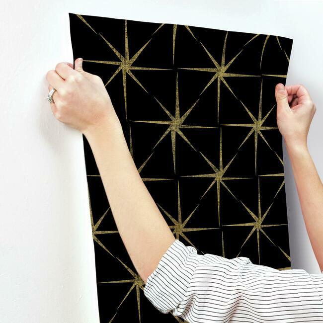 evening-star-wallpaper-black-york-wallcoverings-gr5941