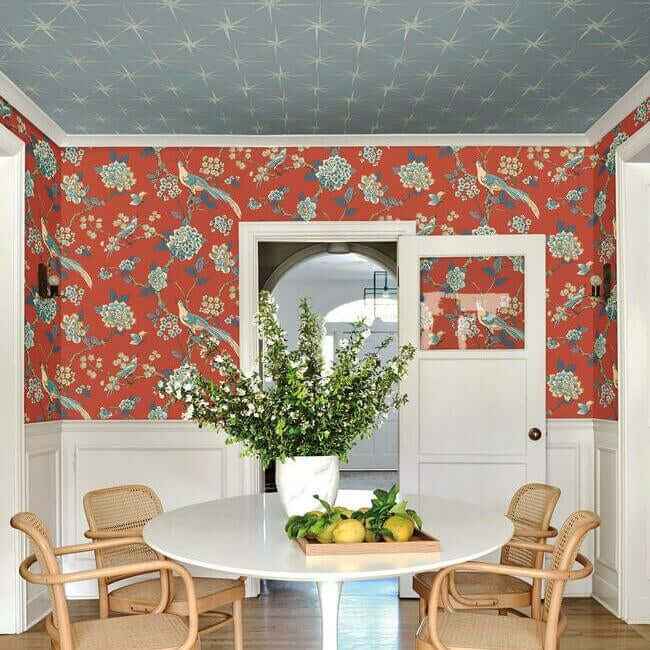Evening Star Blue Wallpaper - York Wallcoverings - GR5945 - York Wallcoverings Wallpaper