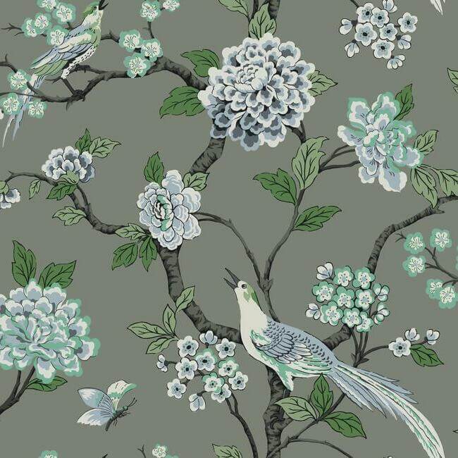 fanciful-grey-wallpaper-york-wallcoverings-gr5933 - York Wallcoverings Wallpaper