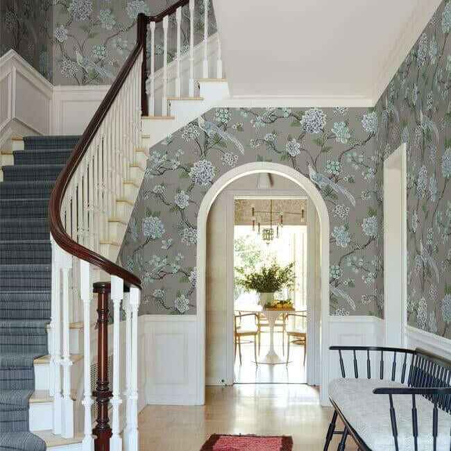 Fanciful Grey Wallpaper - York Wallcoverings - GR5933 - York Wallcoverings Wallpaper