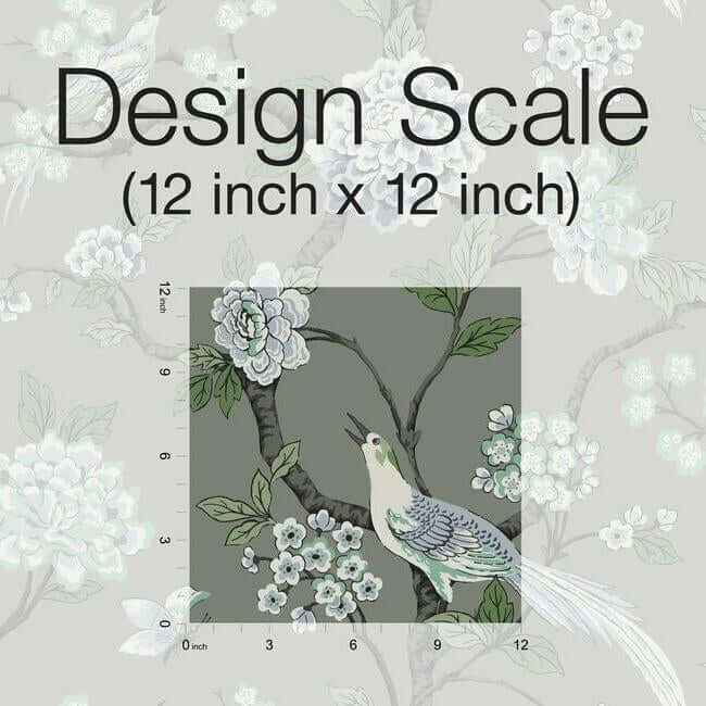 Fanciful Grey Wallpaper - York Wallcoverings - GR5933 - York Wallcoverings Wallpaper