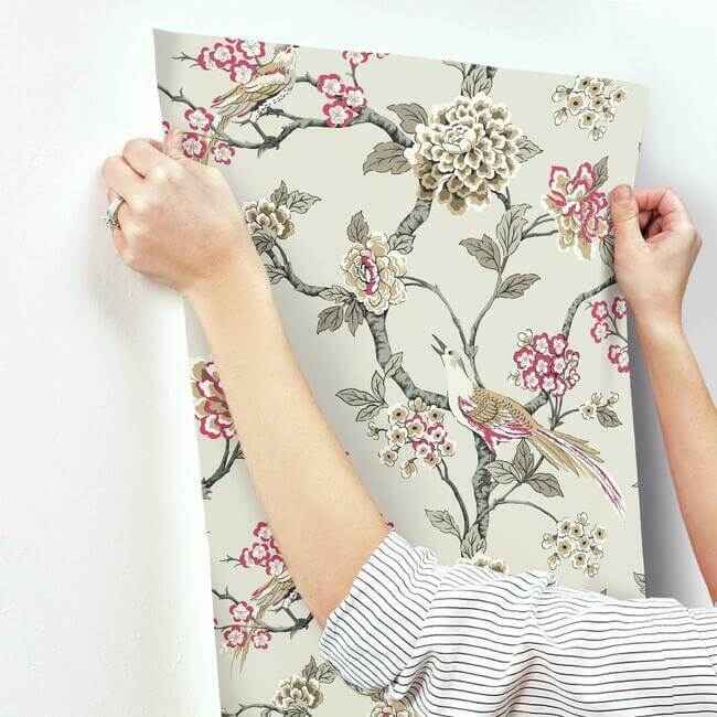 Fanciful Beige Wallpaper - York Wallcoverings - GR5932 - York Wallcoverings Wallpaper