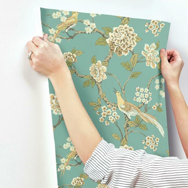 fanciful-wallpaper-teal-york-wallcoverings-af1901