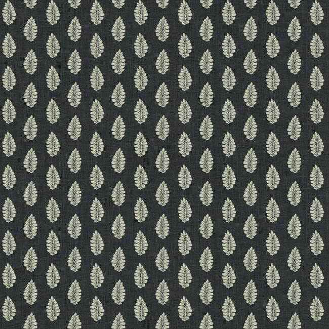Leaf Pendant Black Wallpaper - York Wallcoverings - GR5965