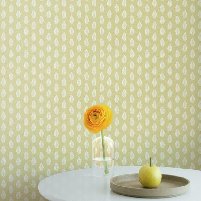 leaf-pendant-wallpaper-yellow-york-wallcoverings-gr5961